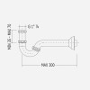 Devon Devon сифон s-образный 1 frac14; rdquo;, цвет: хром