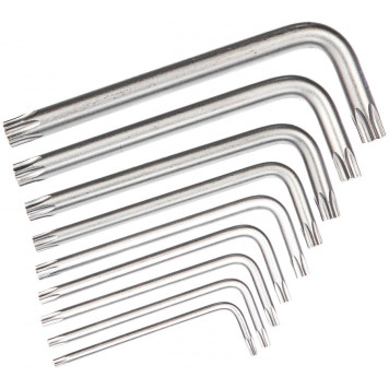 Набор ключей TORX угловых Jonnesway 9 предметов-1