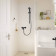 Hansgrohe Rebris E Смеситель для душа, настенный, цвет: черный матовый. 72640670