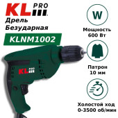 Дрель/шуруповёрт KLPRO KLNM1002