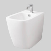 Artceram A16 Биде напольное 36х52 см, 1 отверстие, saniglaze, цвет: белый глянцевый. ASB005 01 00