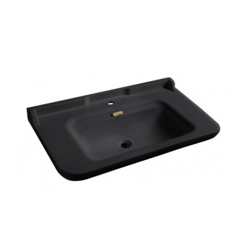 Kerasan Waldorf Раковина 100х55 см, 1 отв., керамическая, цвет: черный/золото. 811391oro, 4142K4 nero/cr *1
