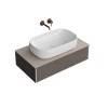 Kerama Marazzi Magica Тумба подвесная, 88.4х48.5х22см., 1 ящик, цвет: вечерний серый матовый