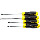 Набор отверток Stanley 4шт Cushiongrip (5х100; pl6,5х200; ph1x75, ph2x150) 0-65-013