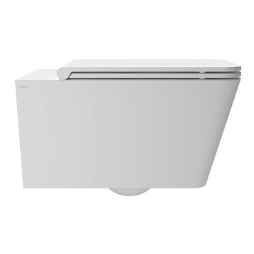 Alice Hide Square Унитаз 55х35см., подвесной, безободковый, без сиденья и крышки, цвет: белый матовый. 31210109, FIX10-2