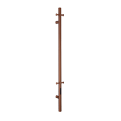Boheme Uno Полотенцесушитель электрический с крючками, цвет: brushed bronze 726-BRB