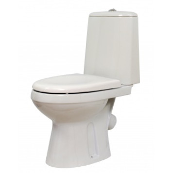 41301130311 Унитаз-компактЛеяЛюкс, подвод воды нижний, косой выпуск (ЦЕНА ДО ОКОНЧАНИЯ ОСТАТКОВ!!!) 41301130311