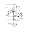 Start Смеситель однорычажный для раковины, DN 15 L-Size (23554002).