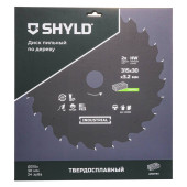 Диск пильный по дереву SHYLD твердосплавный 315х30 мм, 24 зуба(20350)