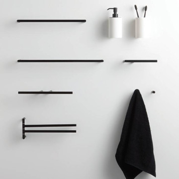 Bertocci Trecento Бумагодержатель без крышки, DX, цвет: черный матовый-1