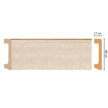 D235-18D/20 Плинтус ДМ(80*17*2400 мм)-1