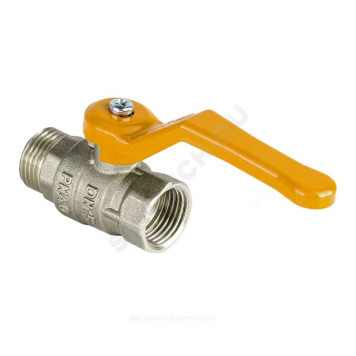 Кран шар лат газ Стандарт Ду15 Ру40 м/р полн рыч Dist 421Р-4