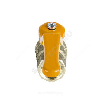 Кран шар лат газ Стандарт Ду15 Ру40 м/р полн рыч Dist 421Р-5