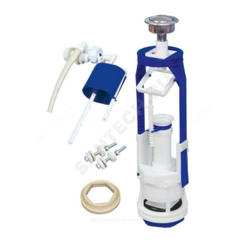 Арматура д/бачка набор 1/2 б/под хр кноп 1реж универ РБМ АС-16.2 М