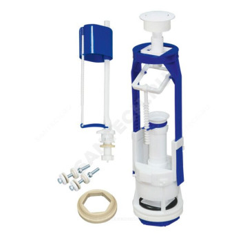 Арматура д/бачка набор 1/2 н/под бел кноп 1реж универ РБМ АС-17.2