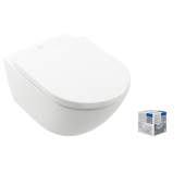 Унитаз, Villeroy Boch, Subway 3.0, подвесной, шгв 370-560-360, CeramicPlus, цвет унитаза-альпийский белый, комбинированая упаковка