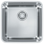 Alv 1129251 Luno 30 Мойка U, r40, 1 чаша, 0,8 мм, SAT, 3½ 400х400х180 мм+сифон 1130550 1129251