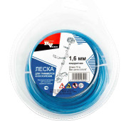 Леска для триммера REDVERG д 1,6мм (15м) квадратная (990101)