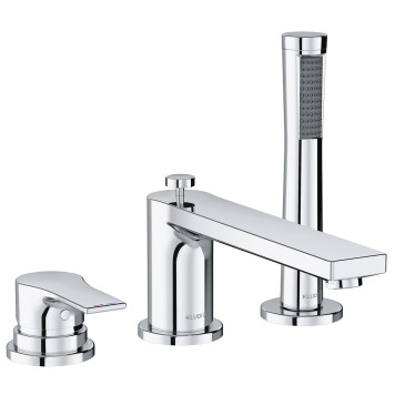 Kludi 48 448 0565 Zenta SL Смеситель на борт ванны, на 3 отв., Комплект 484480565