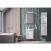Roca Oleta Зеркальный шкаф 50х70см, SX, c LED-светильником, цвет: белый матовый. A857643501