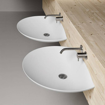 Antonio Lupi Venere Раковина 40х60 см, без отв., подвесная, цвет: белый-6