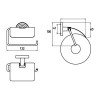 Emco Polo Держатель туалетной бумаги, подвесной, цвет: хром