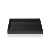 Decor Walther Brownie Tab Q Лоток универсальный 26x22см, настольный, цвет: черная кожа. 0932560