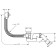 Hansgrohe Flexaplus Слив перелив для ванны, цвет: хром. 58141180