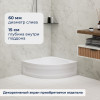 Душевой поддон полукруглый RGW BP/CL-S 800x800