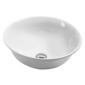 Azzurra Jubilaeum Раковина накладная круглая 48xH18 см, без отв., цвет: Bianco lucido. JULA04818000BI/(JUB45/APP bi)*0