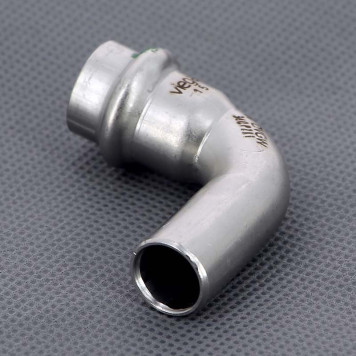 Угол-вставка пресс нержавеющая сталь Sanpress Inox VIEGA 15-1