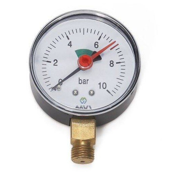 Манометр, радиальный, D50, 1/4 Н, 6 bar (0,6 МПа)