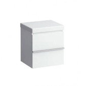Laufen Case Тумба на колесиках 46x38.5x50.5см., 1 ящик, дополнительный внутренний ящик, цвет: белый глянцевый. 4.0205.1.075.475.1