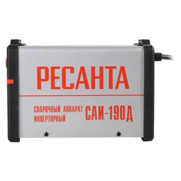 Аппарат сварочный инверторный Ресанта САИ-190Д-3