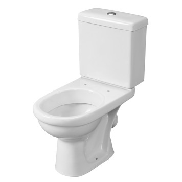 1P4053S0000BF Унитаз-компакт Визит белый, сидение полипропилен (арт.188053S0020B0), кос вып 1.P405.3.S00.00B.F-1