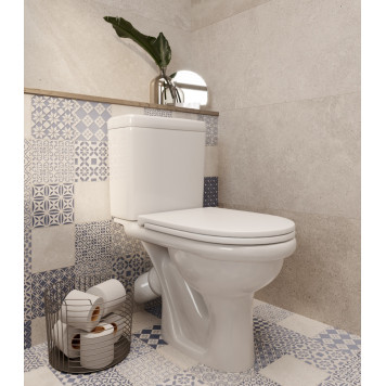 1P4053S0000BF Унитаз-компакт Визит белый, сидение полипропилен (арт.188053S0020B0), кос вып 1.P405.3.S00.00B.F-6