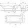 DIAPASON E2937-S-00 Ванна 170 х 75 см без отверстий для ручек БЕЗ АНТИСКОЛЬЗЯЩЕГО ПОКРЫТИЯ E2937-S-00