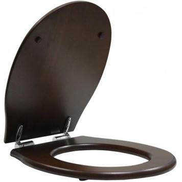 871111+878011+BOBR+MS87NC CLASSIC SET Приставной унитаз со сливом в стену+Бачок верхний+Смывной механизм с высокой трубой БРОНЗА+Сиденье Орех грецкий SET_CLASSIC_BR-3