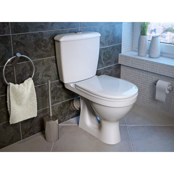 44901110022 Унитаз-компактСуперкомпактСтандарт, нижний подвод воды, косой выпуск (старый арт. 44901130022) 44901110022-1