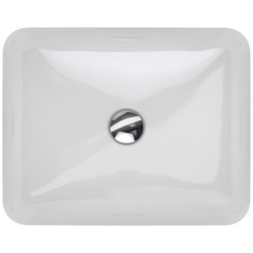500.764.01.2 Geberit VariForm Раковина с установкой под столешницу прямоугольной формы, T1=50х40 см, без отв. под смеситель, с отв. перелива 500.764.01.2-5