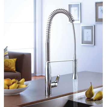 32950000 K7 Смеситель для кухни с высоким изливом, хром 32950000-2