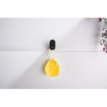 AQ4425MB ЛИРА крючок, матовый черный AQ4425MB-3