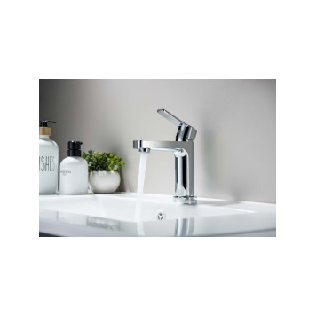 AQ1712CR ЛУГАНО смеситель для раковины 106 с гигиеническим ручным душем AQ1712CR-5