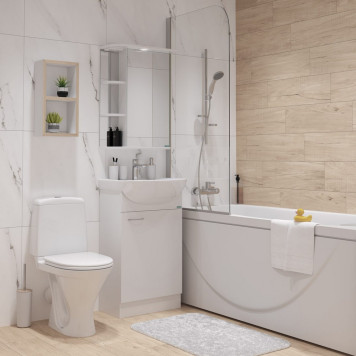 Тумба напольная Аттика-50 (2 створки) + Умывальник АТТИКА 50 SET_Аттика-50/Аттика-50-6