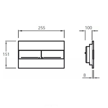 E21747RU-00 Унитаз c инсталляцией Jacob Delafon сиденье тонкое микролифт, клавиша белая (E36495-NF+E36496-00+EDM102+E20142) E21747RU-00-7