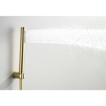 AQ2034BG ЕВРОПА душевой набор 1jet, шлиф. золото AQ2034BG-3