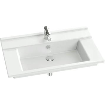 STRUKTURA EXH112-00 раковина-столешница. Ш 80 x 48 см, подвесная EXH112-00