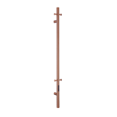 Boheme Uno Полотенцесушитель электрический с крючками, цвет: copper brushed 726-CB