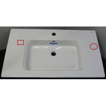 SaleRoca3279A4000 The Gap Раковина мебельн 805х460х160 мм, с отв.под смеситель, с отв. перелива Sale3279A4000_1090