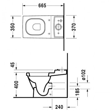 Duravit 2nd floor Сиденье для унитаза, SoftClose, цвет: белый. 0068990000-1